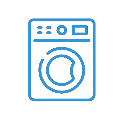 Icon Waschmaschine blau